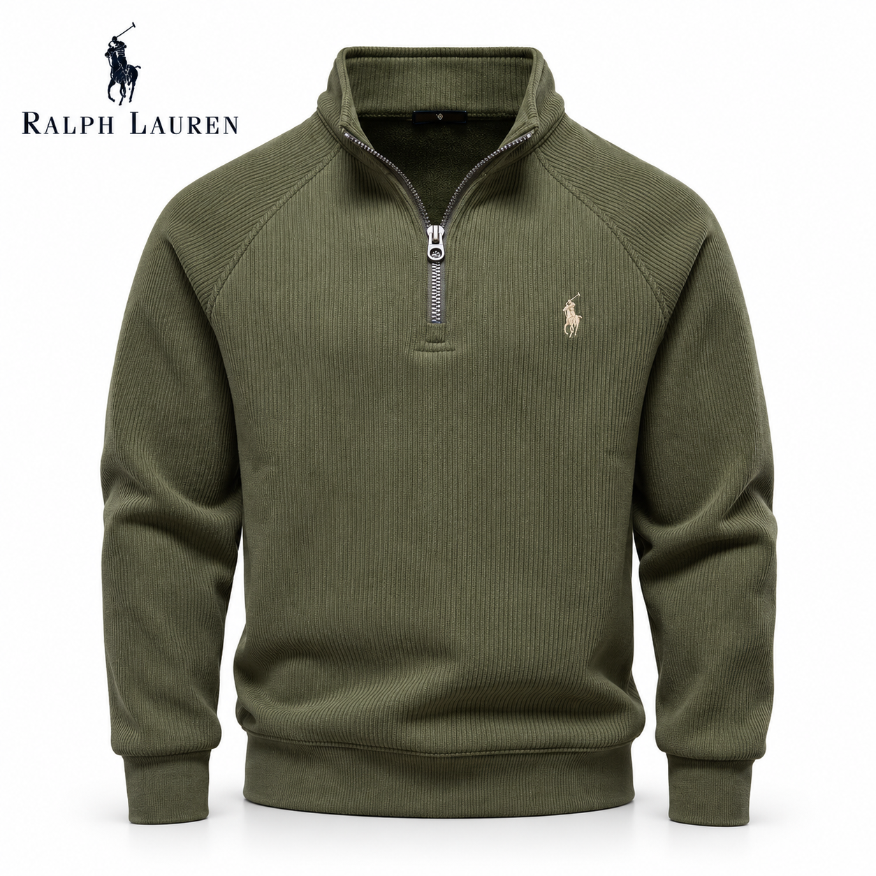 Men's Ribbed Quarter-Zip Jumper – veykicks