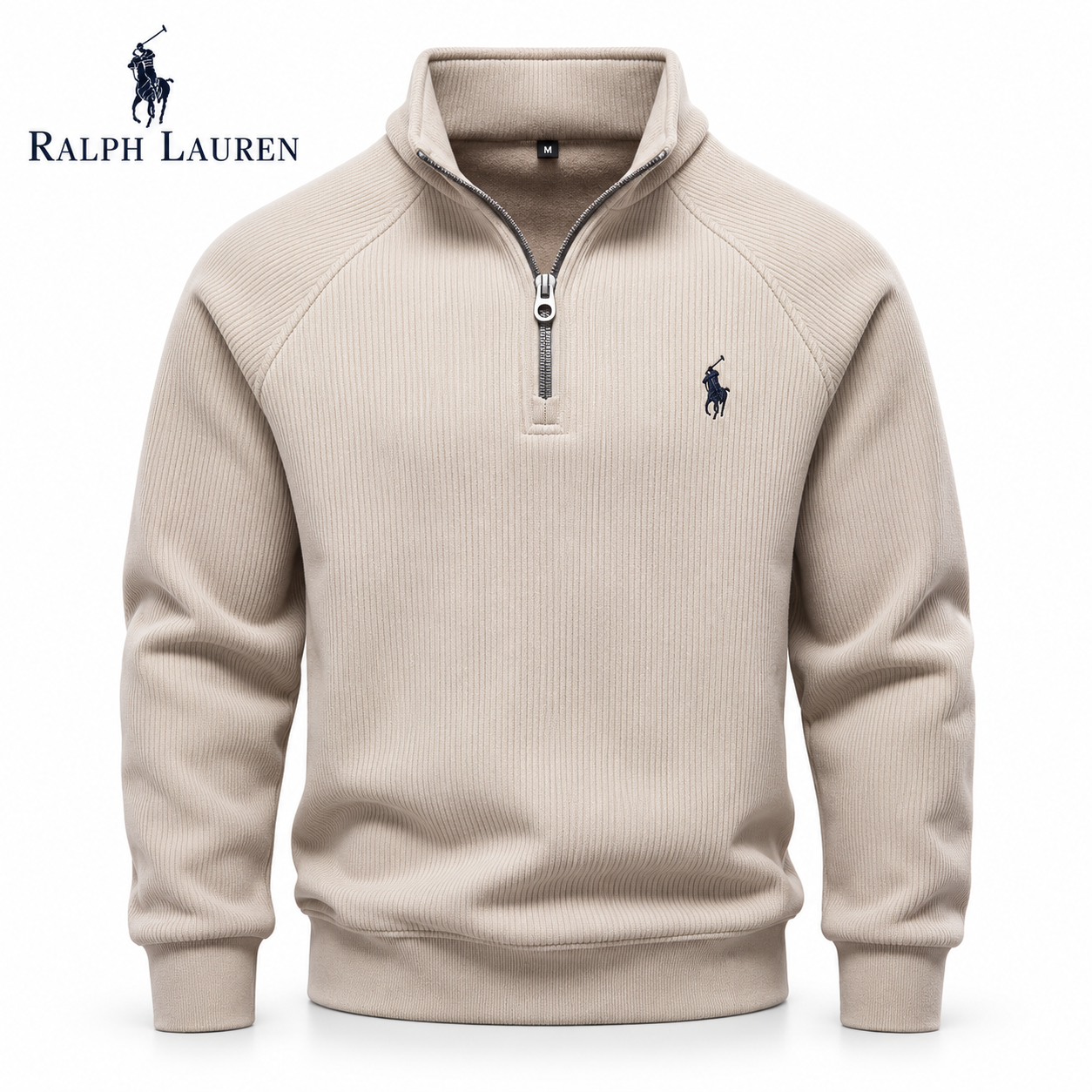 Men's Ribbed Quarter-Zip Jumper – veykicks